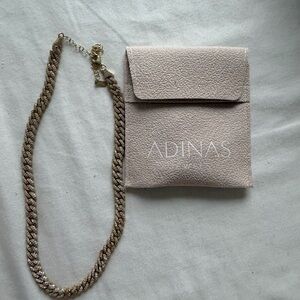 Adinas Jewels Chain Chocker Necklace